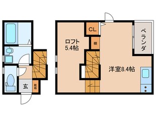 Castana黄金の物件間取画像